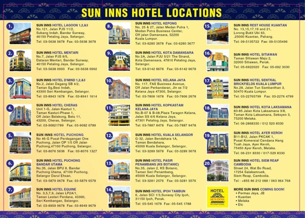Sun Inns Hotel Cheras - Balakong Экстерьер фото